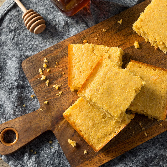 Truly Raw Honey Cornbread