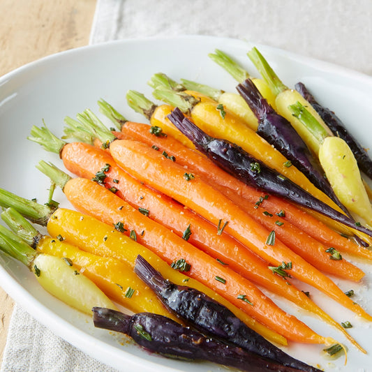 Truly Raw Honey Mustard Glazed Carrots