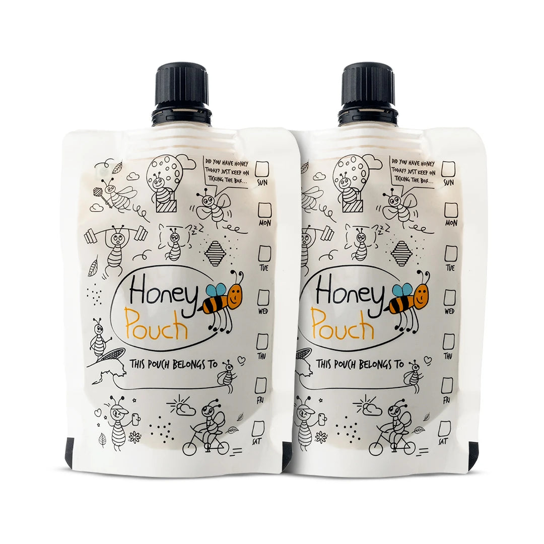 2 Pouches + 1 Honey Jar | Raw Honey | Pure Honey