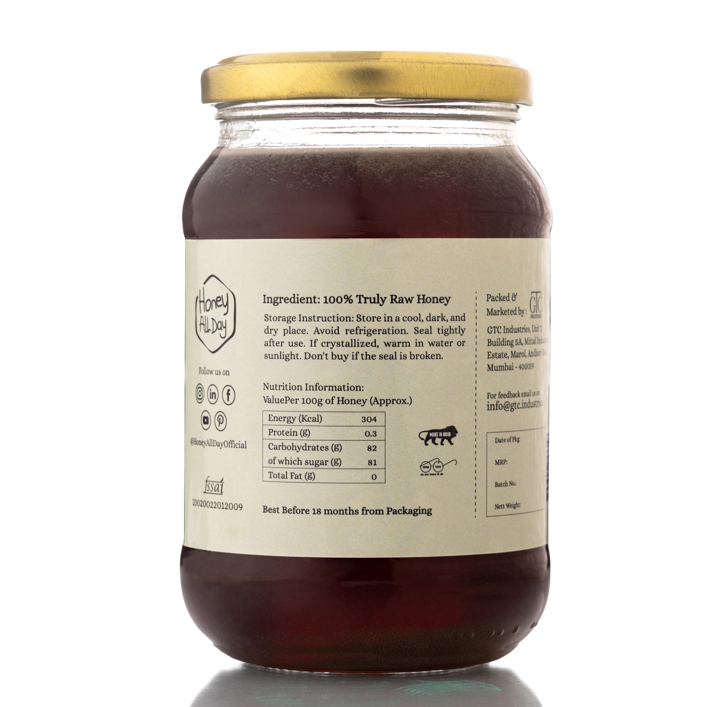 Neem Flower Honey l Cold Processed Honey