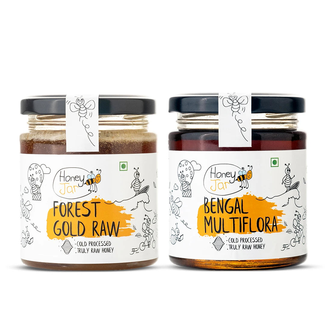 1 Straw Tube + 2 Honey Jars (150 gm each)