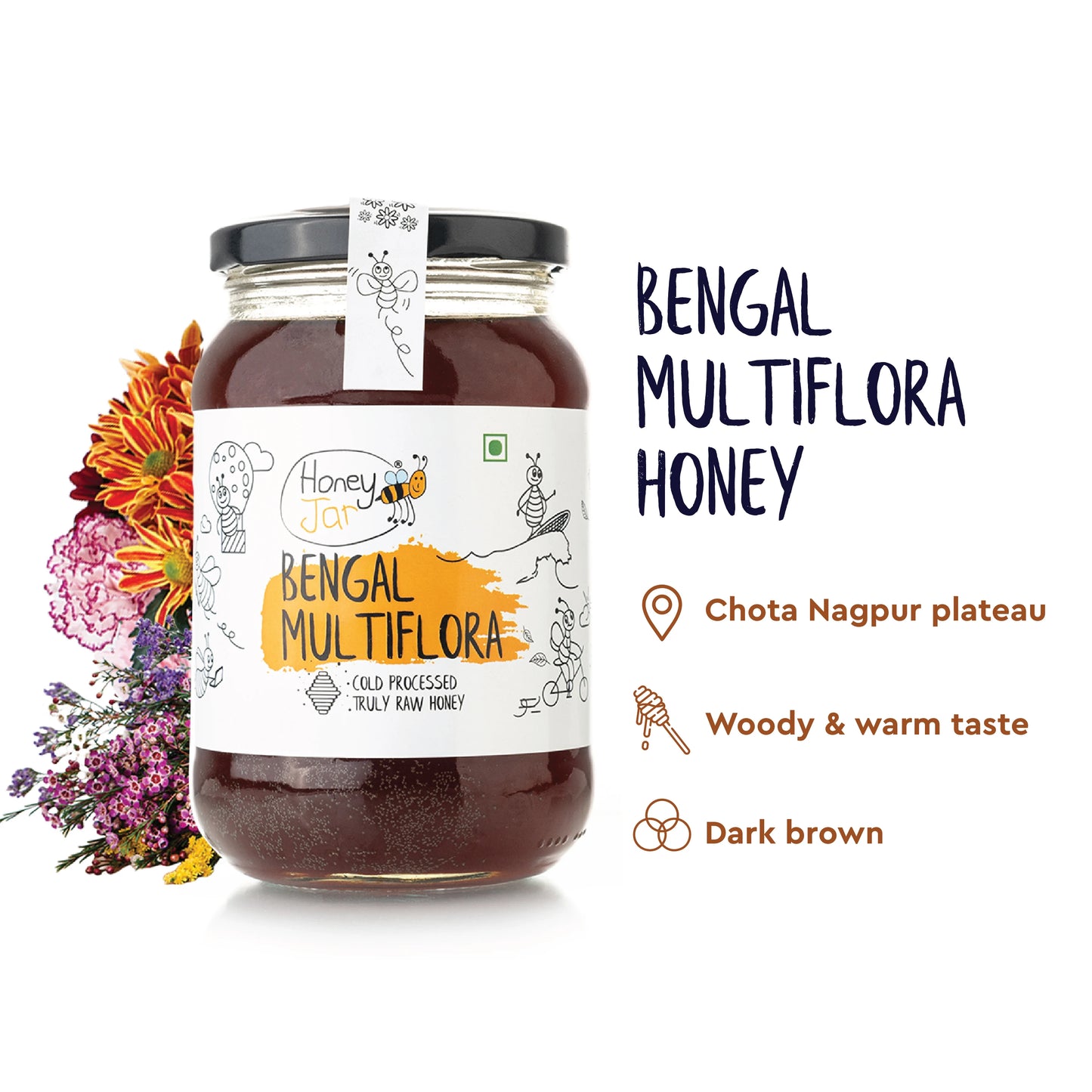 2 Pouches + 1 Honey Jar | Raw Honey | Pure Honey