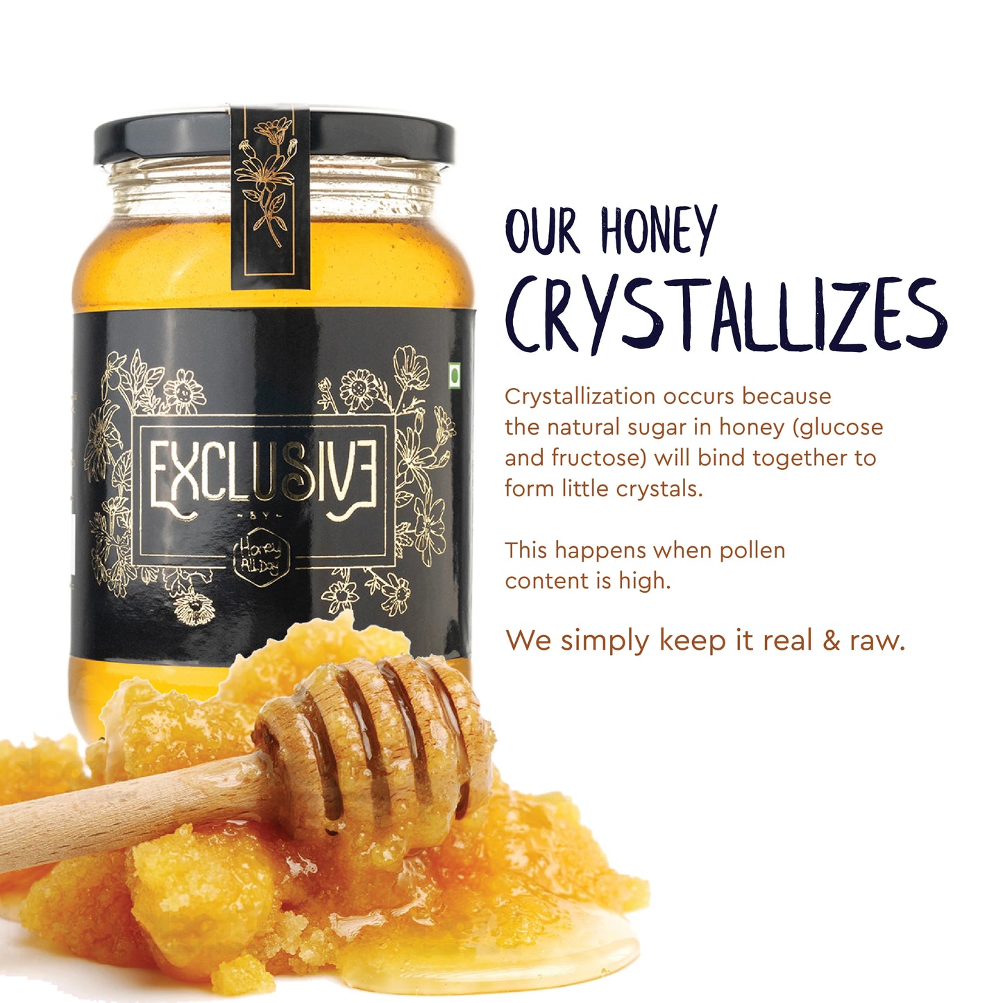 Raw Kashmir White Acacia Honey