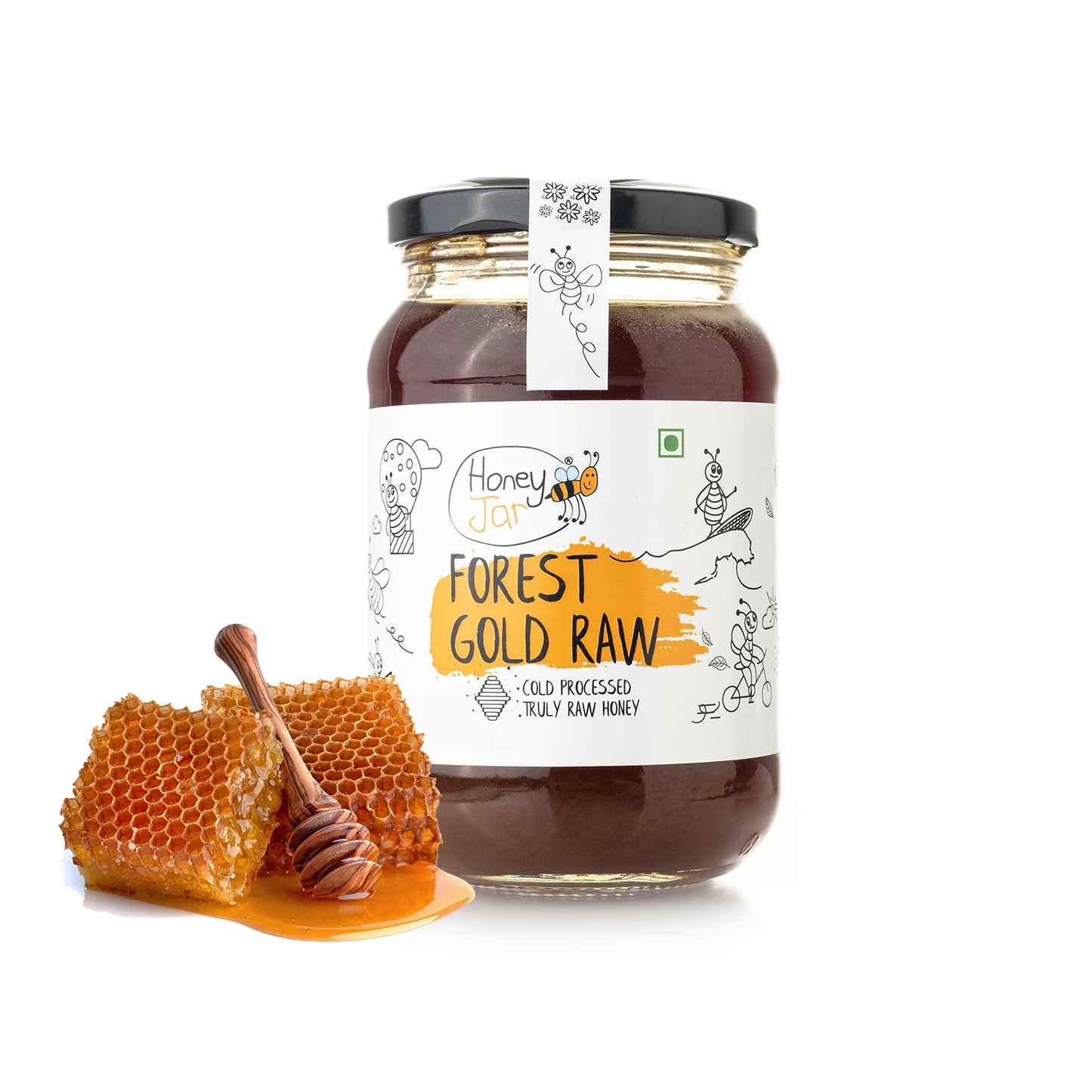 2 Pouches + 1 Honey Jar | Raw Honey | Pure Honey