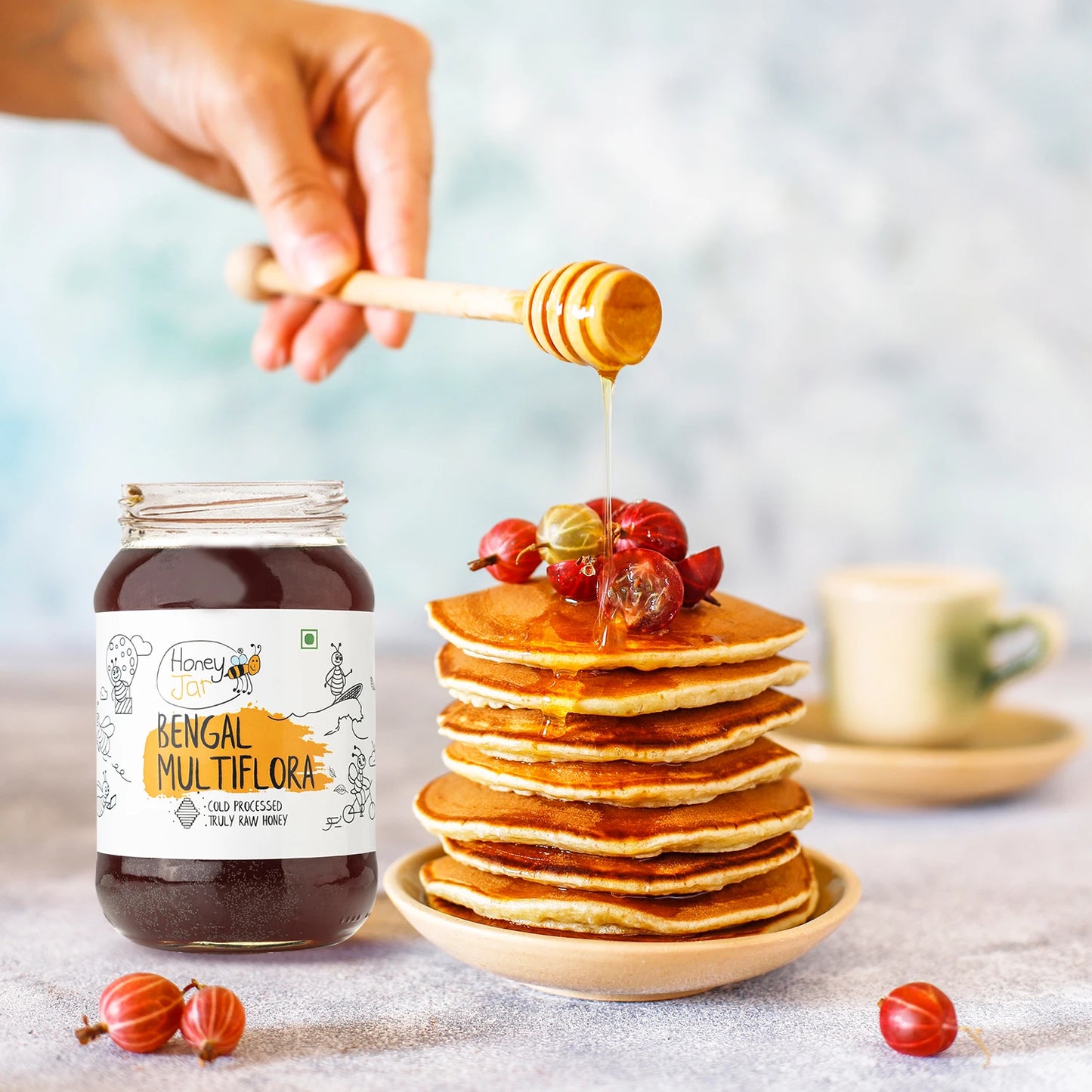 1 Straw Tube + 2 Honey Jars (150 gm each)