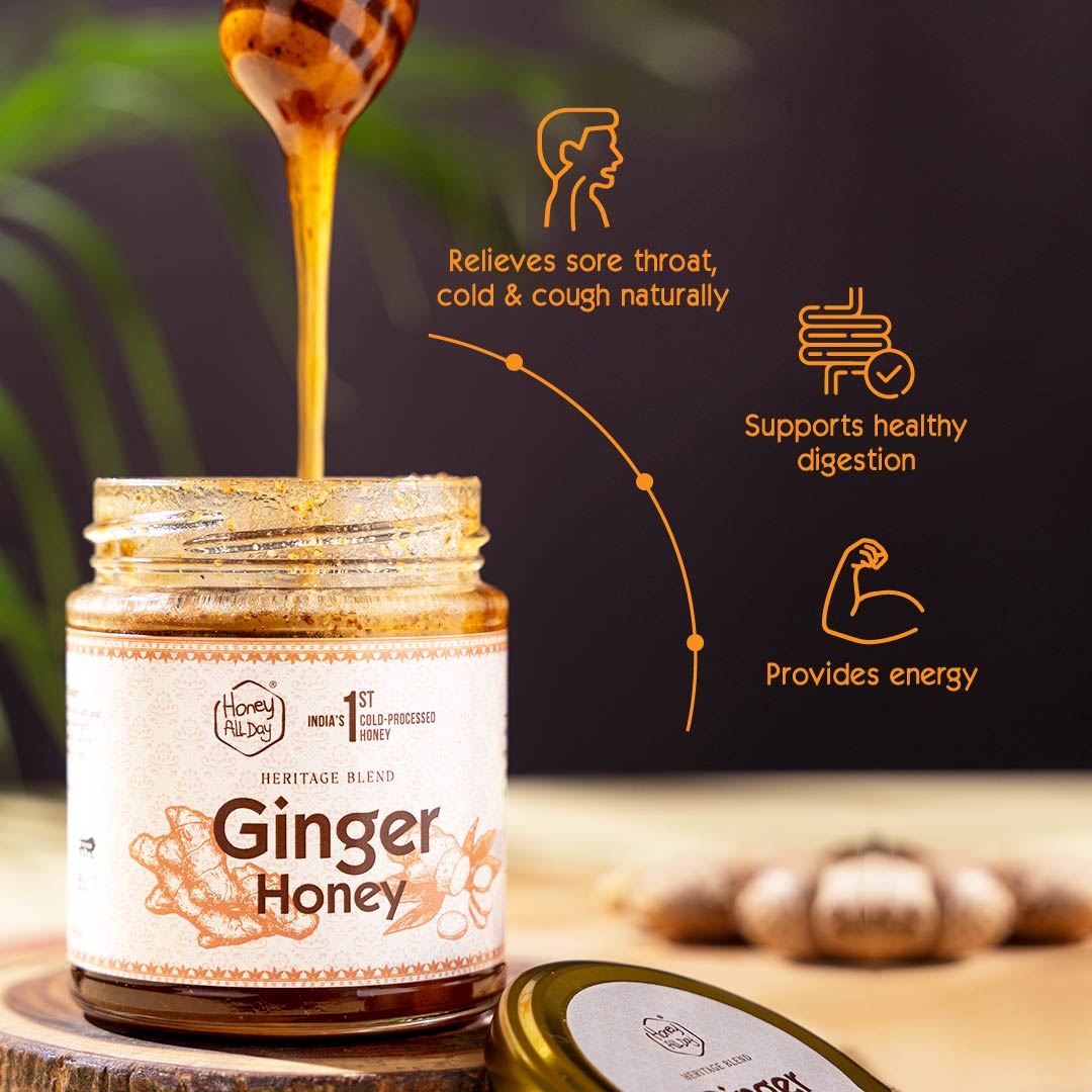 Ginger Honey | Cold Processed Honey