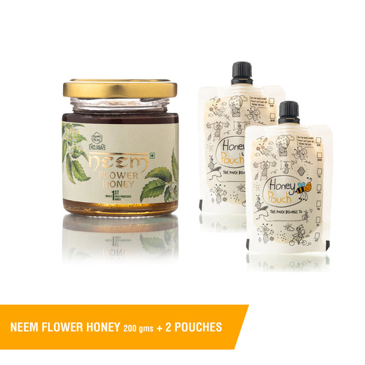 Neem Honey 200gms +  2 Bengal Multiflora Pouches