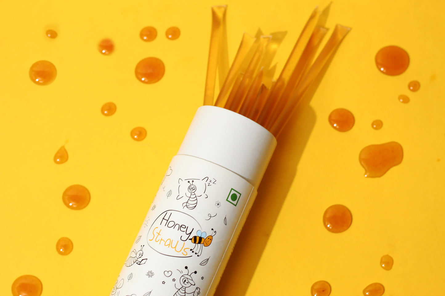 1 Straw Tube + 2 Honey Jars (150 gm each)