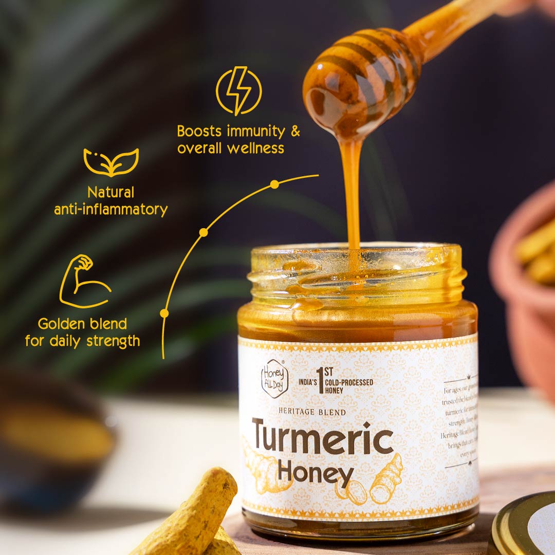 Turmeric Honey | Cold Processed Honey