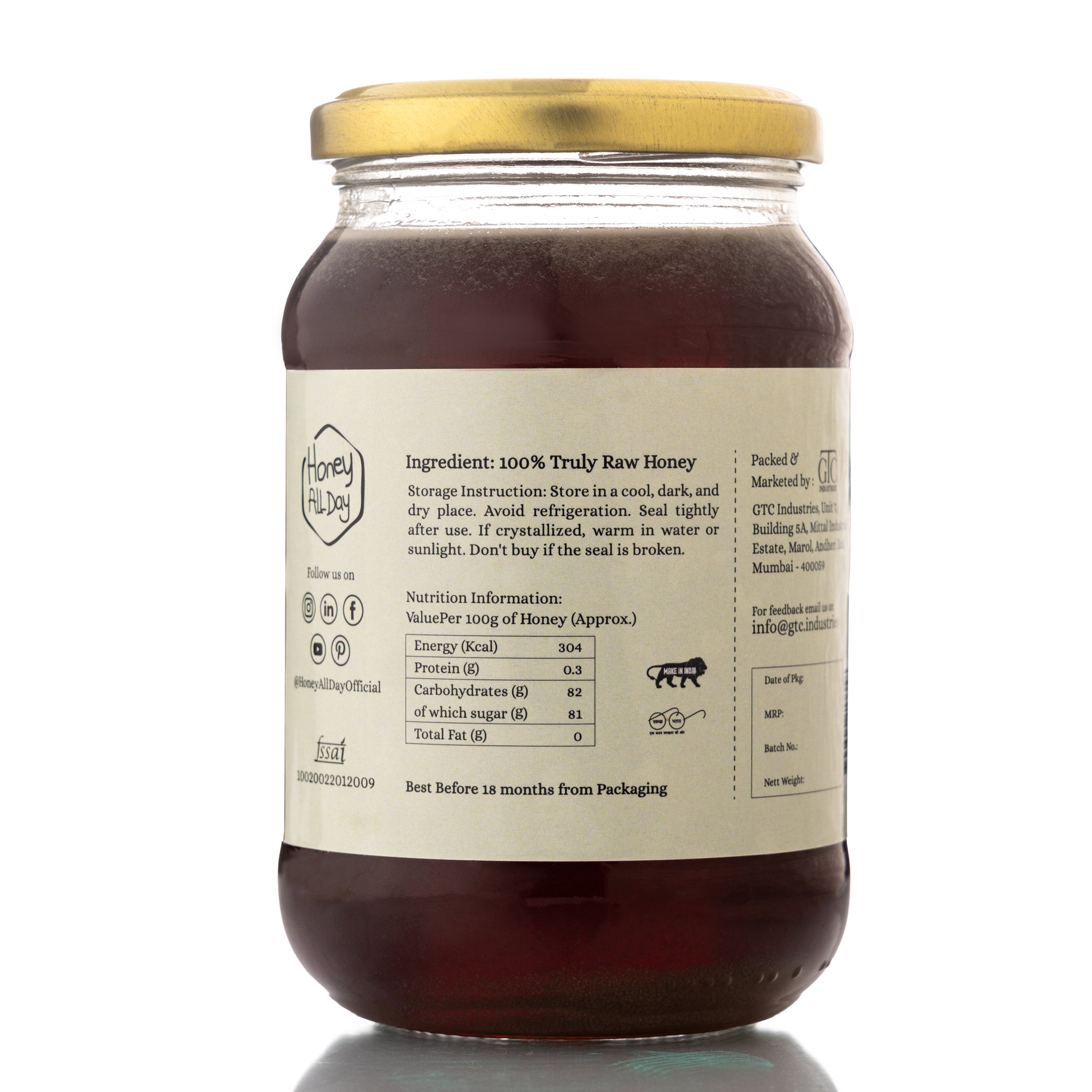 Neem Flower Honey l Cold Processed Honey