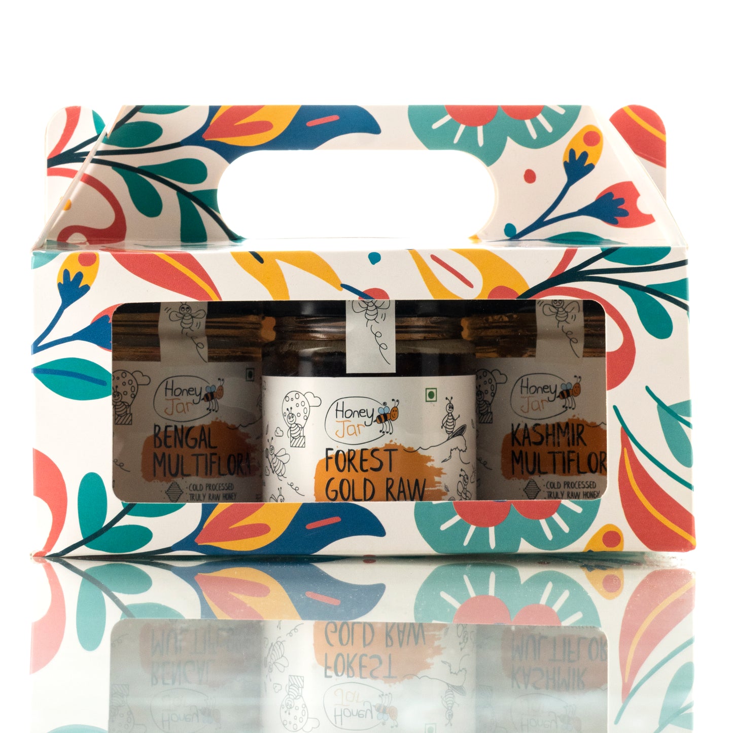 Raw Honey Gift Combo | Pack of 3 Pure Honey Jars - NMR Tested