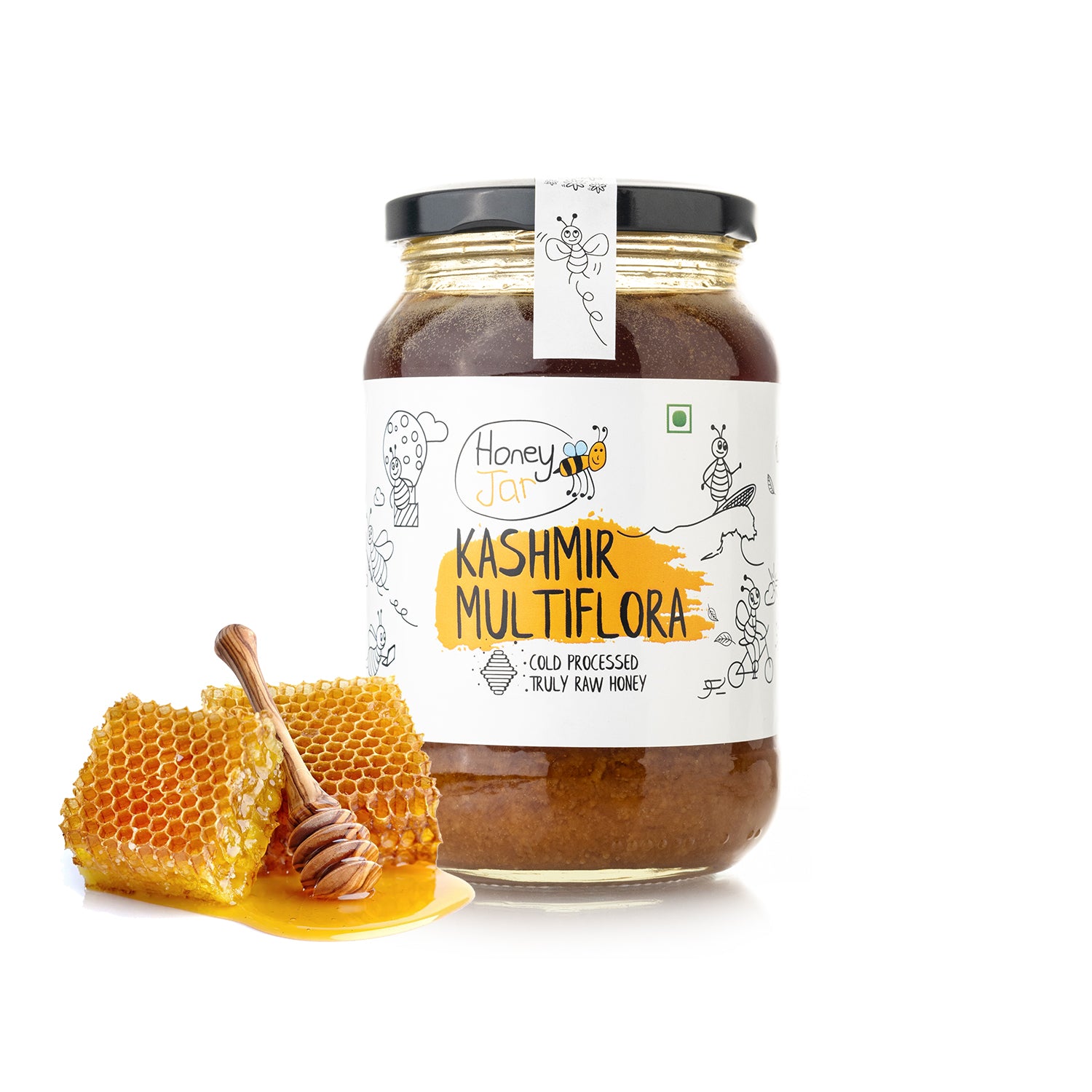 Kashmir Multiflora Raw Honey | Pure Honey - NMR Tested