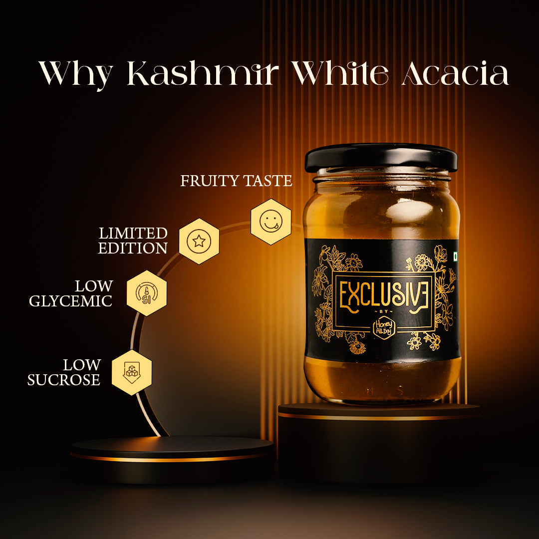 Exclusive Gift Combo Litchi + Neem Honey + Kashmir White Acacia 150 grams Each
