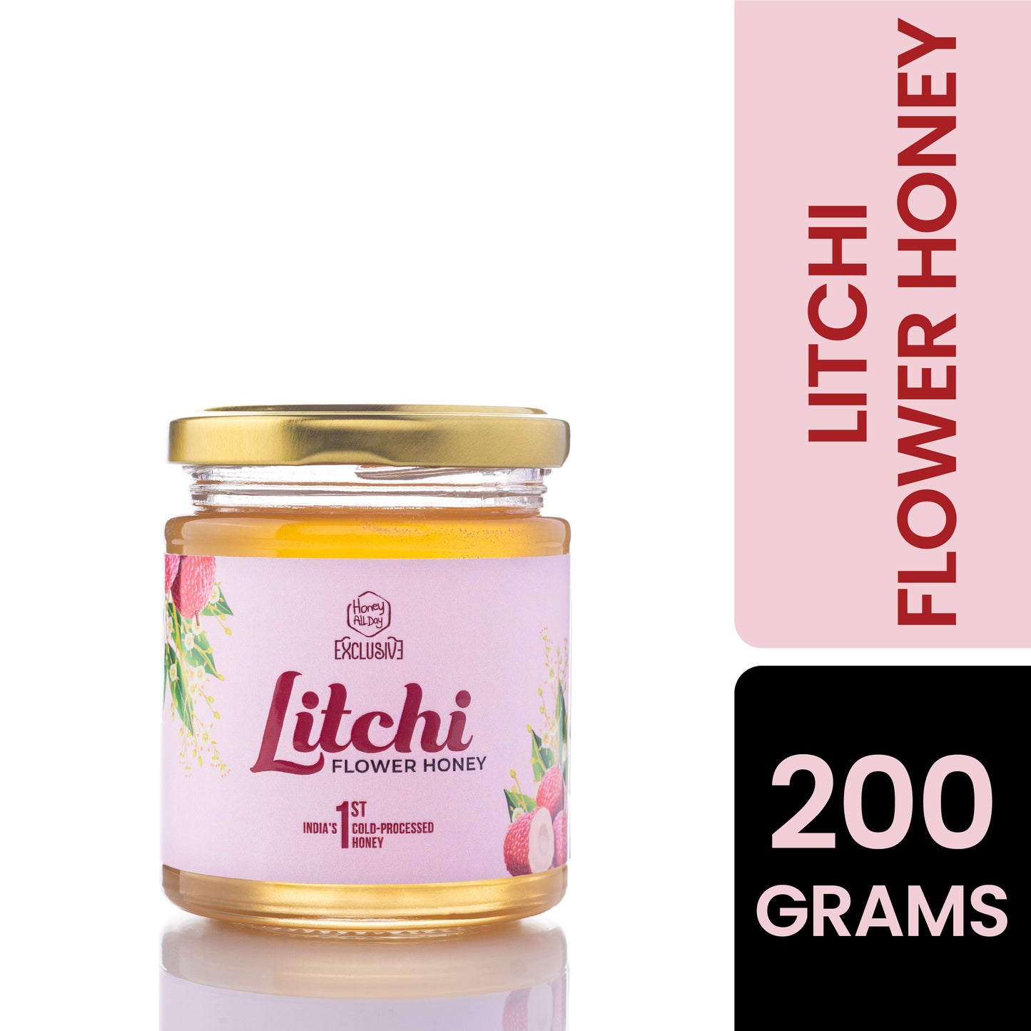 Litchi Flower Honey l Cold Processed Honey