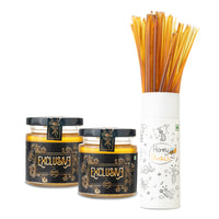 1 Straw Tube + 2 Honey Jars (150 gm each)